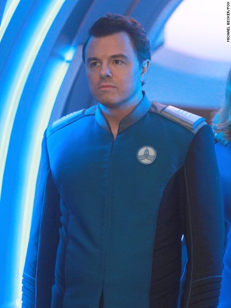Seth MacFarlane and Adrianne Palicki in &#39;The Orville&#39;