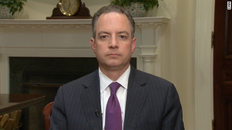 Iso of Wolf&#39;s exclusive live interview with Reince Priebus from The White House Roosevelt Room.