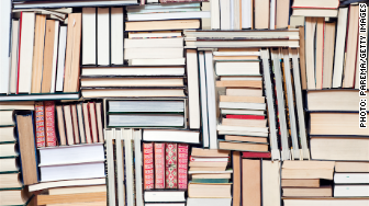 books stacked arranged