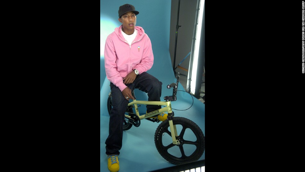 With a nickname like Skateboard P, we know that Pharrell isn&#39;t averse to letting some physical activity put the blush in his cheeks. 