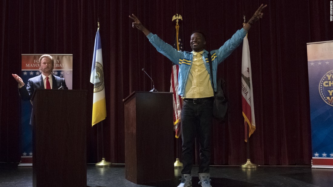 In what turned out to be a rather timely comedy, Brandon Micheal Hall plays a young rapper who gets into the local mayoral race as a publicity stunt and, much to his surprise, wins. Yvette Nicole Brown and Lea Michele co-star as his mom and chief of staff, respectively.