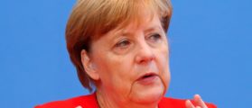 Merkel Suffers Second Tomato Attack In Three Days