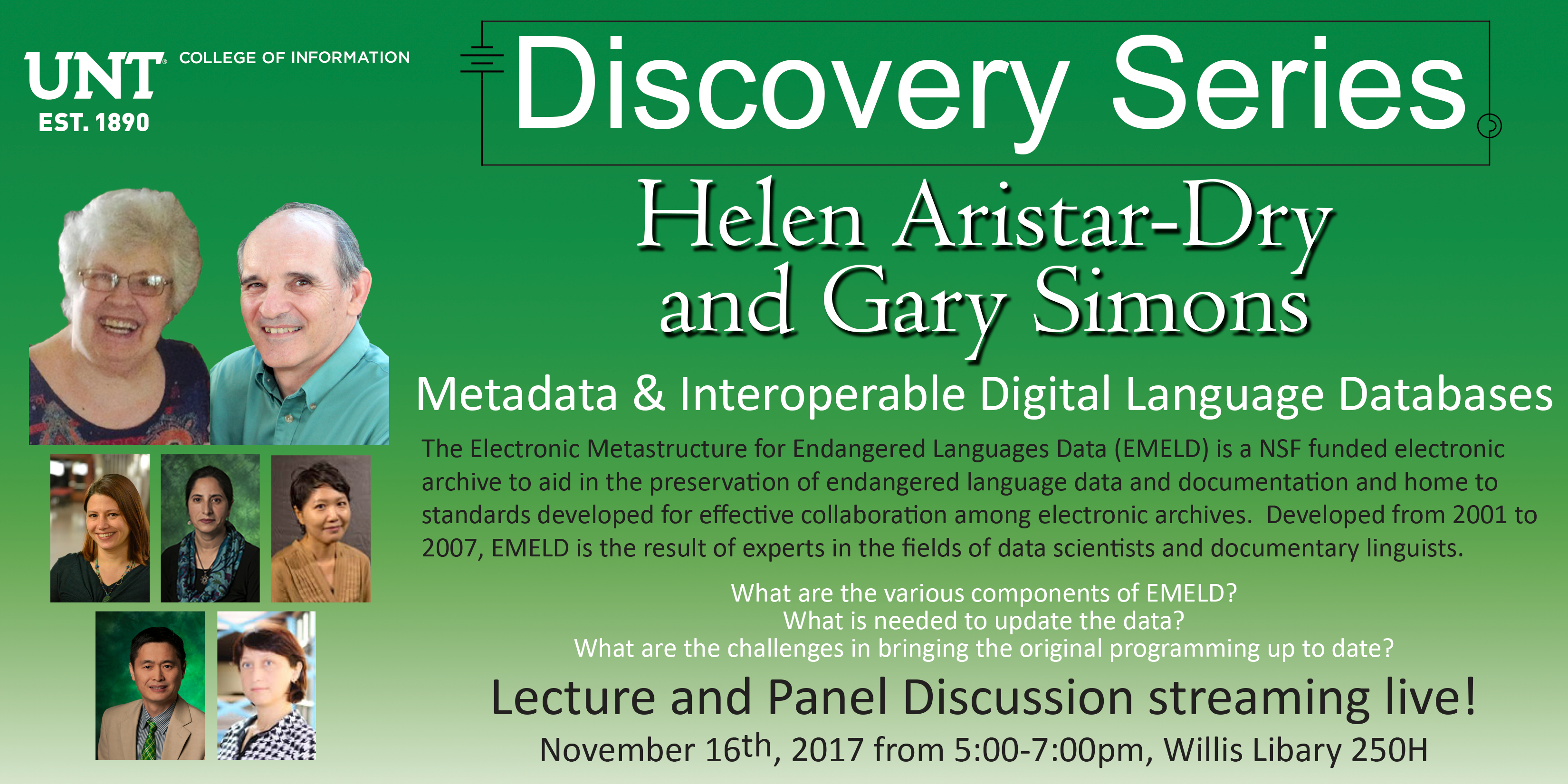 Discovery Series: Helen Aristar-Dry and Gary Simons