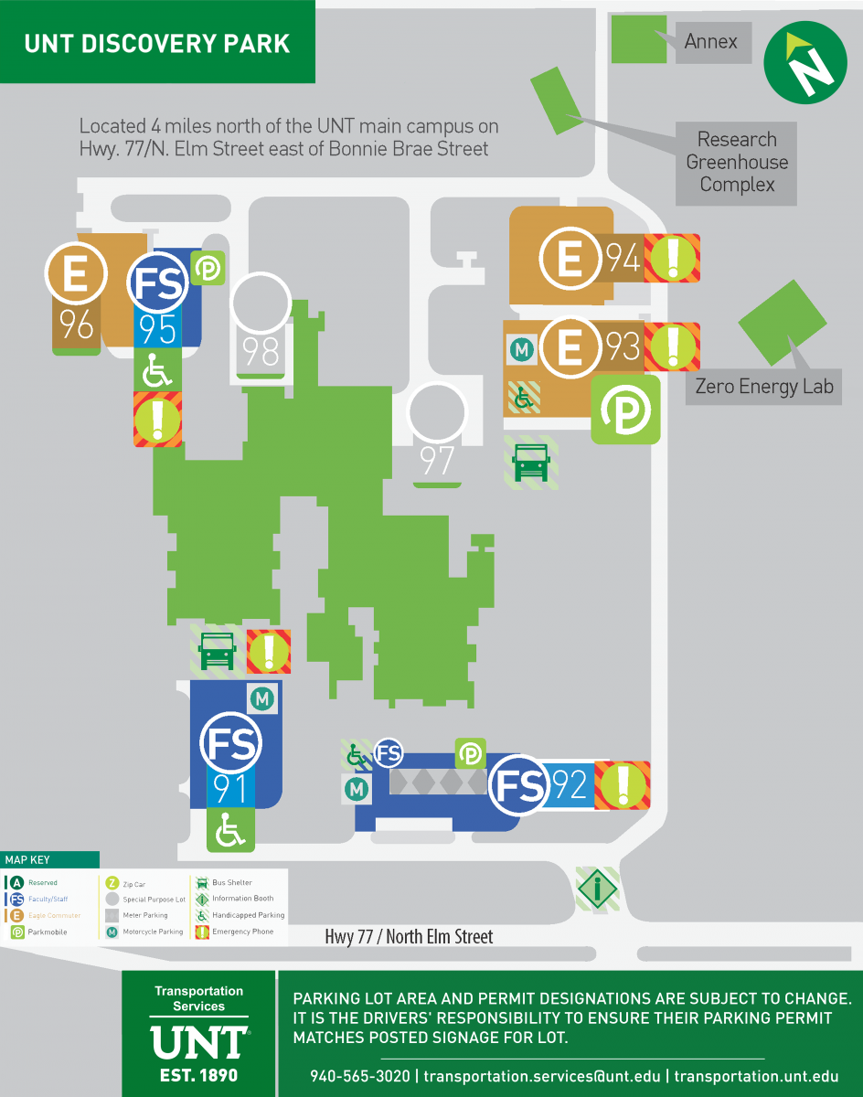 Discovery Park Parking Map