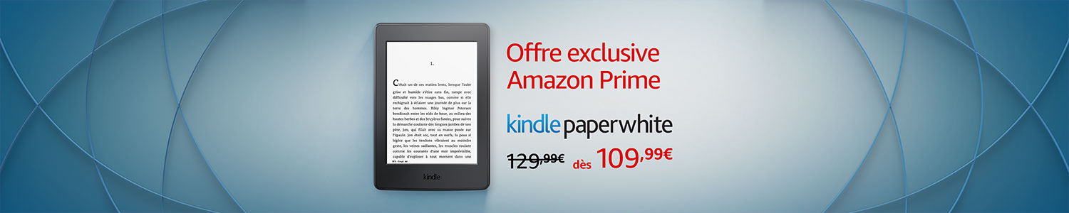 Kindle Paperwhite: Offre exclusive Amazon Prime