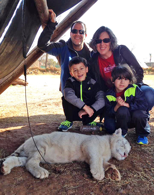 Andres Cisneros and family