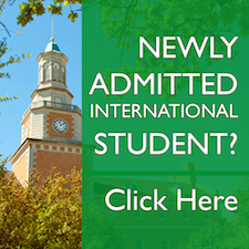 Newly Admitted International Student Information