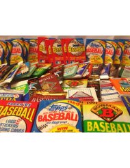 100 Vintage Baseball Cards in Old Sealed Wax Packs - Perfect for New Collectors