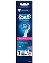 Oral-B Sensitive Gum Care Electric Toothbrush Replacement Brush Heads Refill, 3 Count