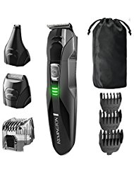 Remington PG6025 All-in-1 Lithium Powered Grooming Kit, Trimmer (8 Pieces)