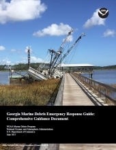 Cover of the Georgia Marine Debris Emergency Response Guide.