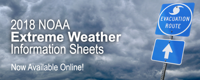 2018 NOAA Extreme Weather Information Sheets