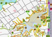 An ESI map depicting the New York/New Jersey area. 