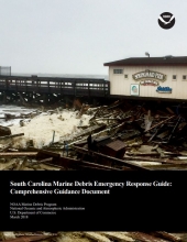 South Carolina Marine Debris Emergency Response Guide Comprehensive Guidance Document cover.