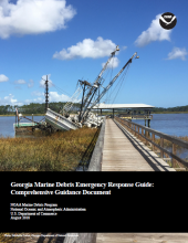 Cover of the Georgia Marine Debris Emergency Response Guide.