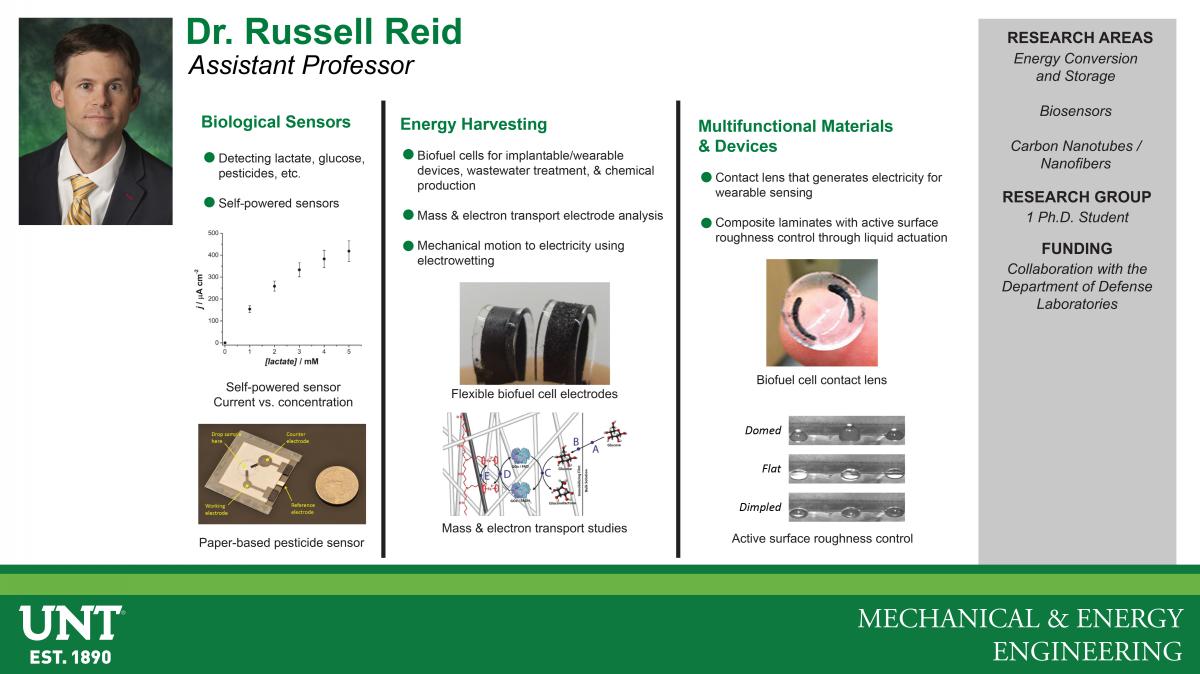 Dr Russell Reid's Research