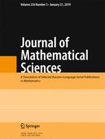 Journal of Mathematical Sciences