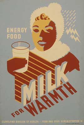 Milk - for warmth Energy food.