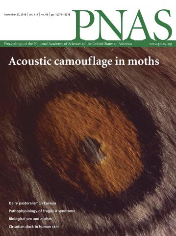 Cover of this week's issue of PNAS