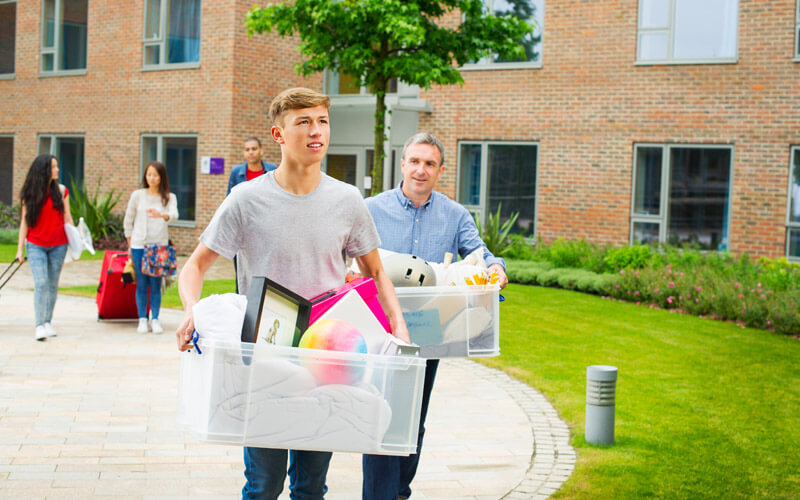 moving into dorm