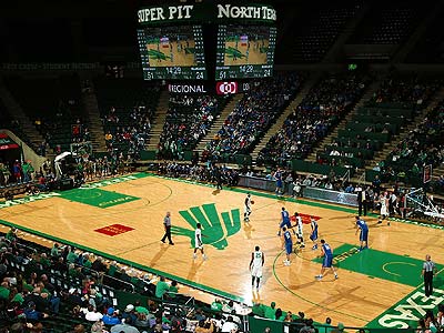 Mean Green basketball seating and parking