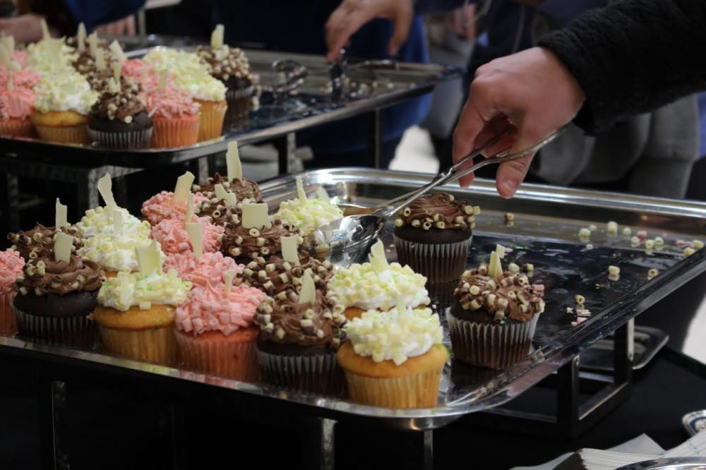 Cupcakes were served Wednesday afternoon at Union Fest.