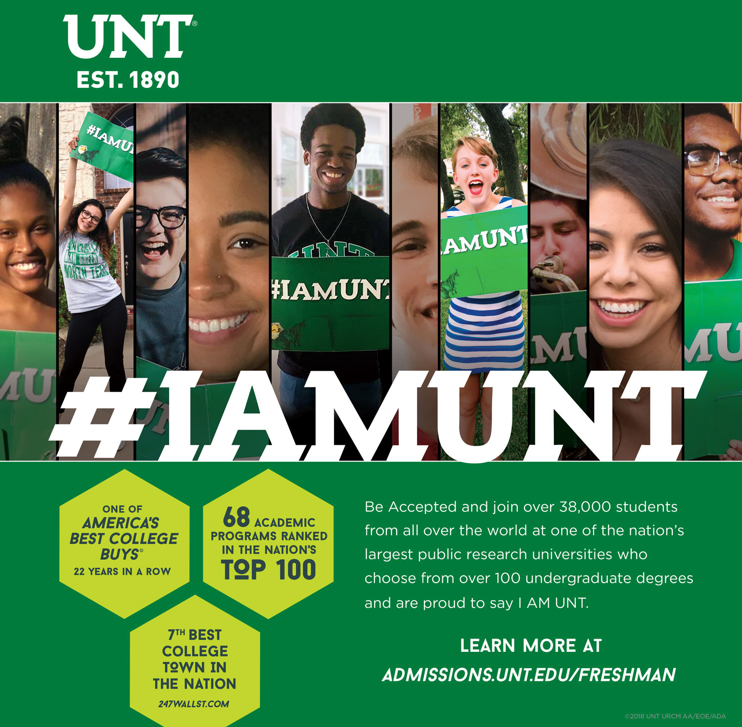 #IAMUNT Print Ad