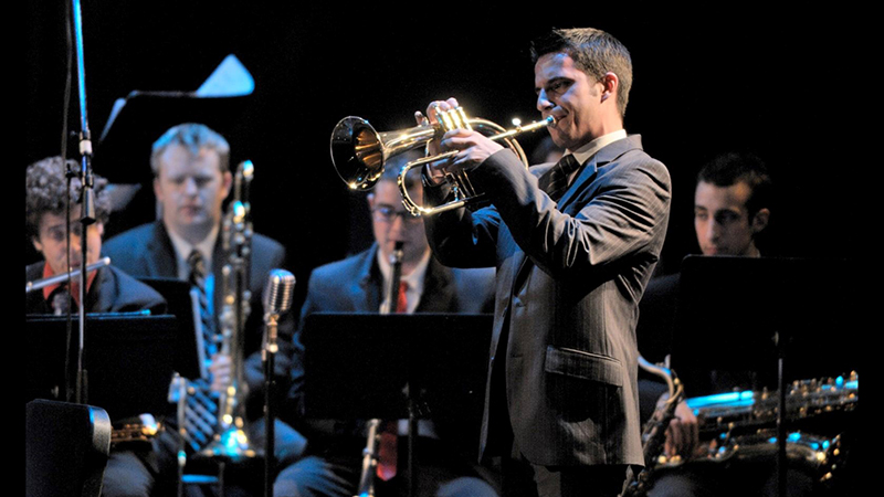 William Coppola playing fugel horn