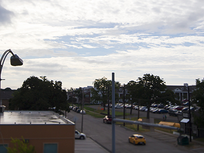 rooftop view of buildings and sky