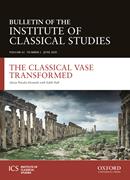 Cover image of current issue from Bulletin of the Institute of Classical Studies