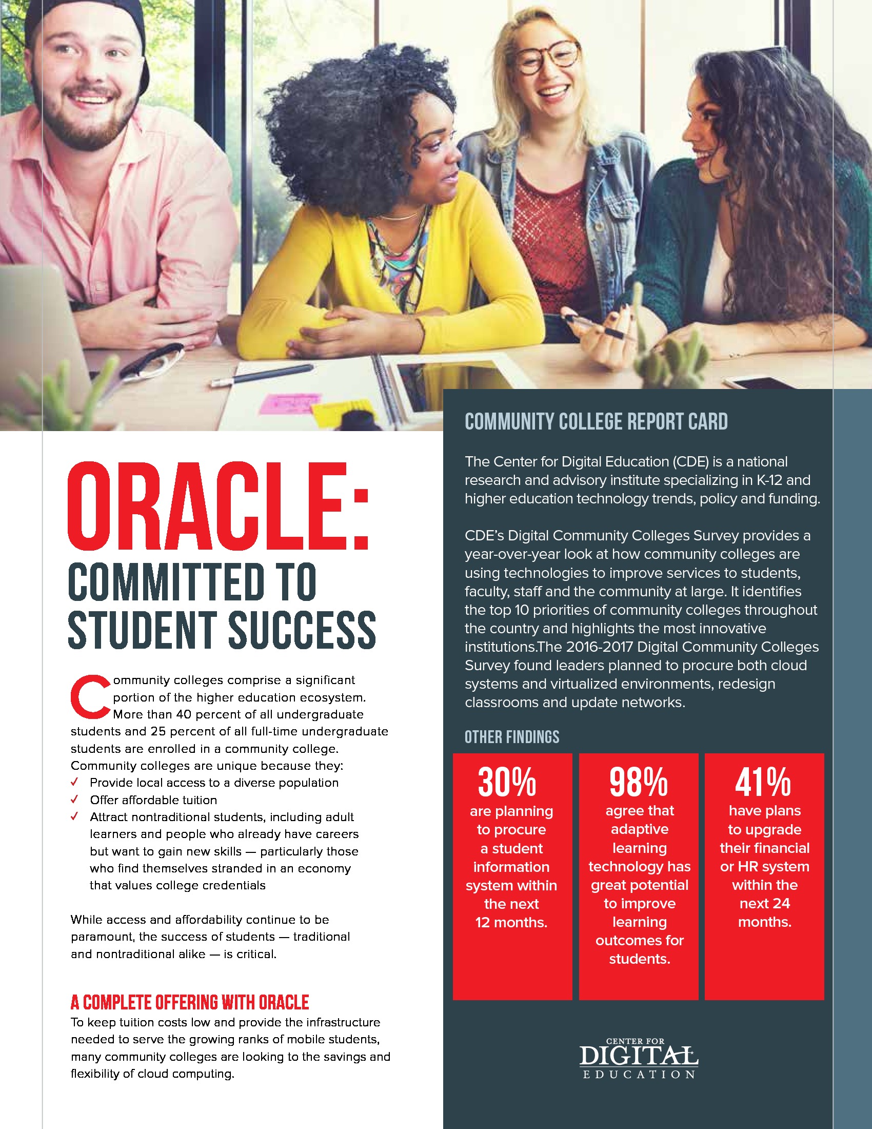 Oracle: Committed to Student Success