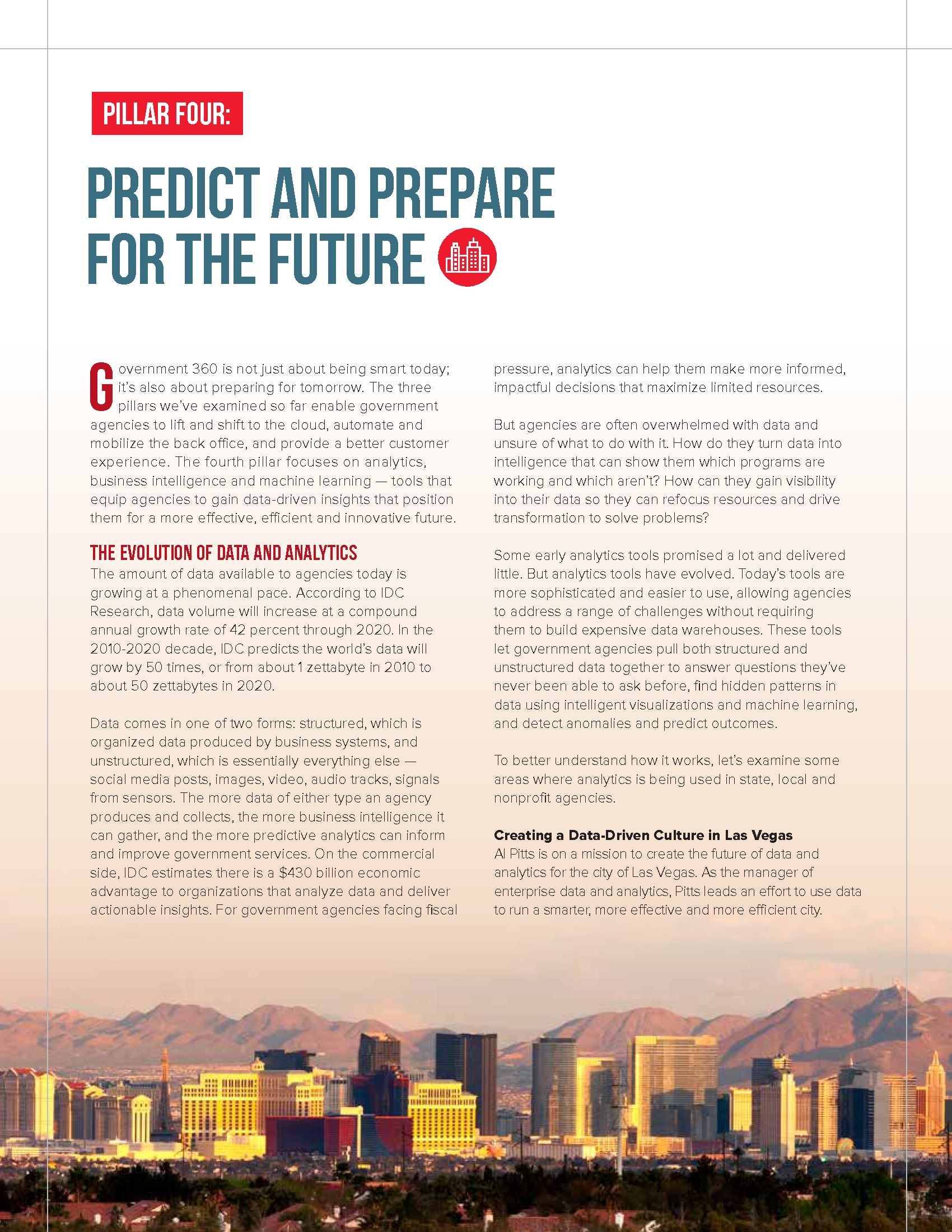 Predict and Prepare for the Future