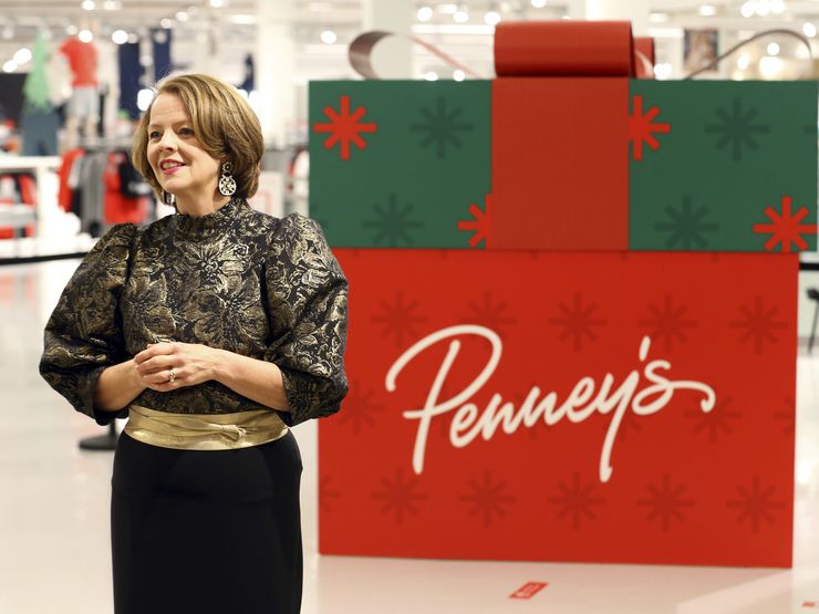 J.C. Penney CEO Jill Soltau hosts a Giving Tuesday event, donating more than $240,000 worth of grants and gift cards to non-profits at the Penney's store last week at North East Mall in Hurst.