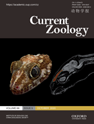 Cover image of current issue from Current Zoology