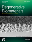 Cover image of current issue from Regenerative Biomaterials