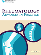 Cover image of current issue from Rheumatology Advances in Practice