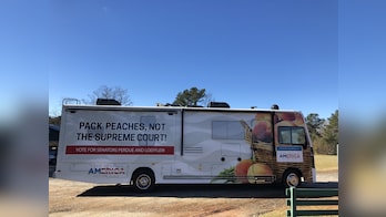 Outside groups converge on Georgia with bus tours, on-the-ground volunteers with Senate on the line