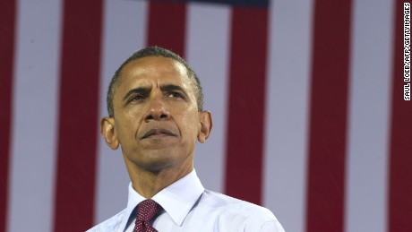 US President Barack Obama speaks during a campaign event at the Henry Maier Festival in Milwaukee, Wisconsin, September 22, 2012. AFP PHOTO / Saul LOEB (Photo credit should read SAUL LOEB/AFP/GettyImages)