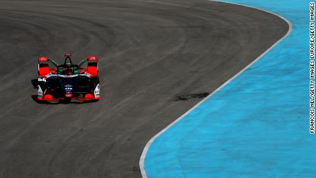 RIYADH, SAUDI ARABIA - NOVEMBER 22: Daniel Abt of Germany driving the (66) Audi e-tron FE06 and Audi Sport Abt Schaeffler Formula E Team on track during practice ahead of the ABB FIA Formula E Championship - Diriyah E-Prix  on November 22, 2019 in Riyadh, Saudi Arabia. (Photo by Francois Nel/Getty Images)