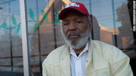 Portrait of civil rights activist James Meredith wearing an &#39;Ole Miss&#39; baseball hat, Jackson, Mississippi, January 12, 2014. In October of 1962, he was the first African American student admitted to the segregated University of Mississippi. (Photo by Paul Natkin/Getty Images)