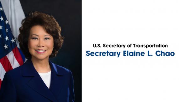 Photo of Secretary Elaine L. Chao - U.S. Secretary of Transportation