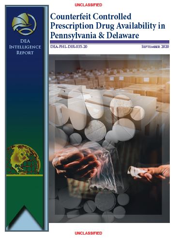Counterfeit Controlled Prescription Drug Availability in Pennsylvania & Delaware