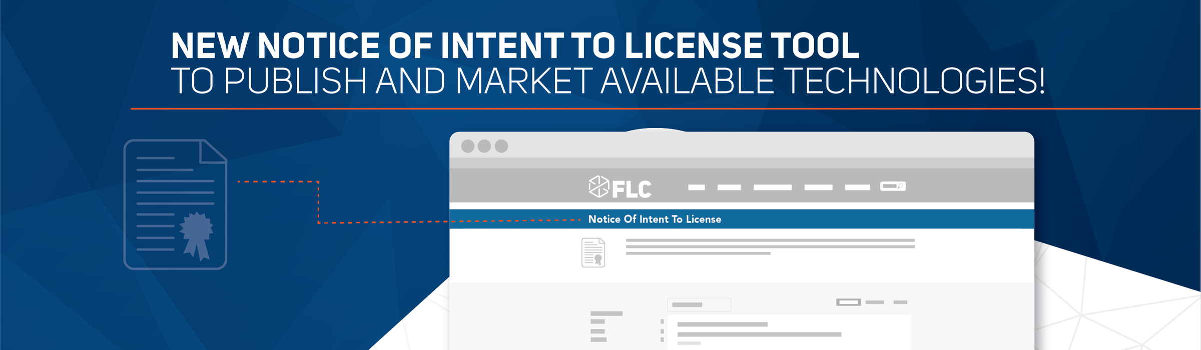 FLC Notice of Intent Homepage Banner