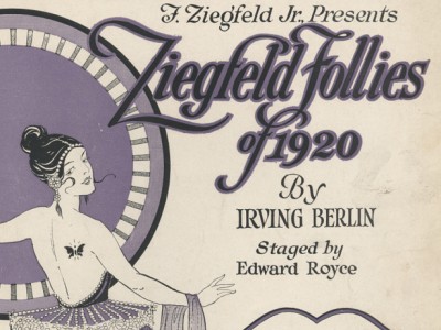 Sheet music for 1920 Ziefeld Follies by Irving Berlin