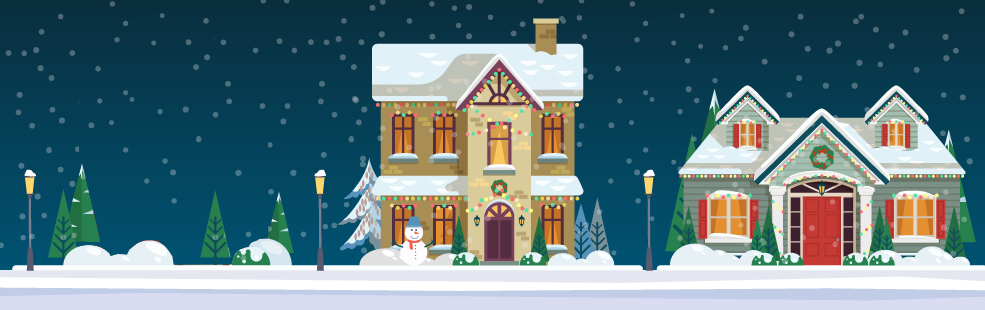 Covid-19 Winter Holidays banner