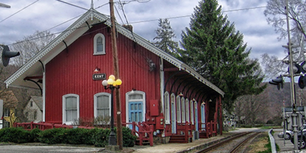 Picture of train station in Kent, Connecticut
