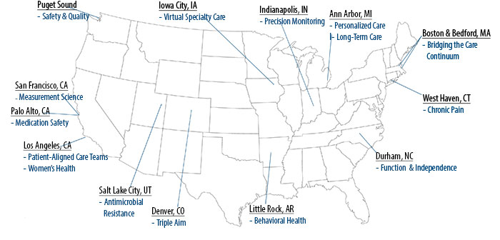 QUERI Programs Map