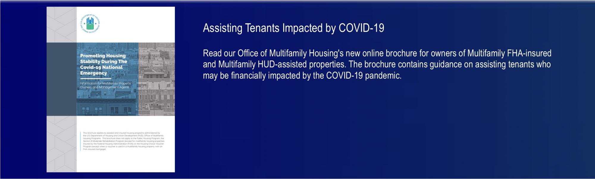[Assisting Tenants Impacted by COVID-19]. HUD Photo