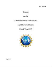  Report to the National Science Board on the National Science Foundation's Merit Review Process FY 2017 cover