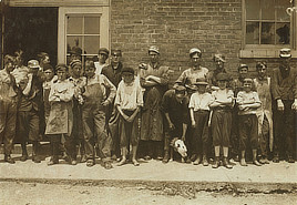 A few of the young workers in West End Shoe Factory, Lynchburg, (Va.). Photo by Lewis Hine, 1911. Prints & Photographs Division